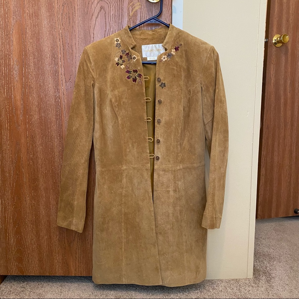 Margaret Godfrey Long Leather Coat